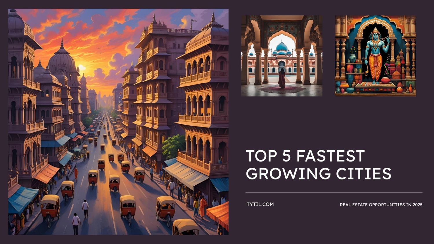 Top 5 Fastest Growing Cities in India in 2025 – The Ultimate Real Estate Guide